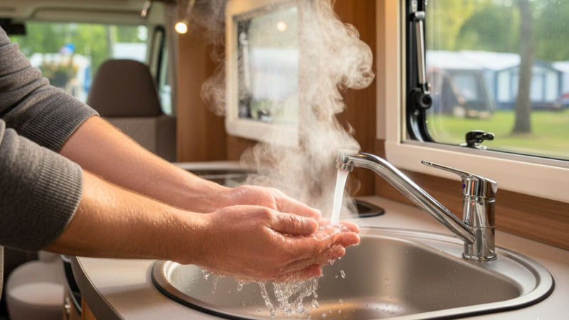 Boiler per scaldare acqua camper