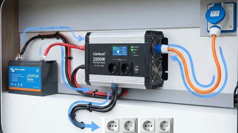 Inverter e dispositivi con circuito di priorità UPS