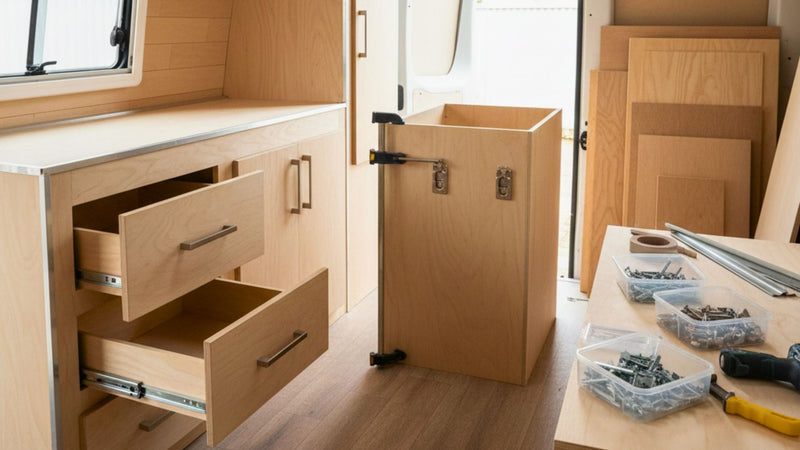 Accessori costruzione mobili e arredi modulari per camper