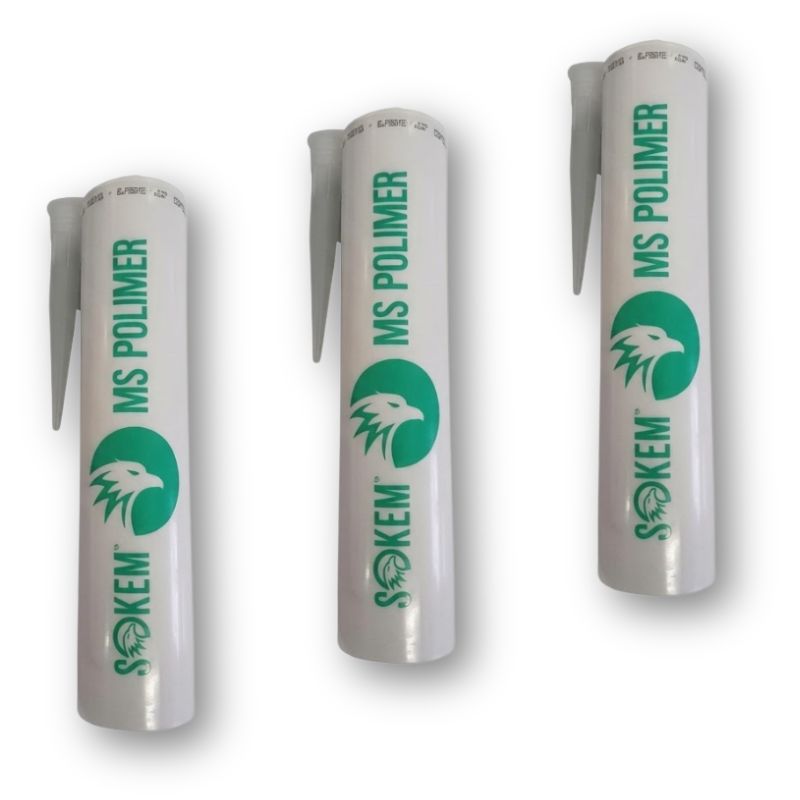 3 cartucce 290ml Sokem MS Polymer adesivo e sigillante per camper