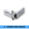 4 - CERNIERA PORTA FREEZER