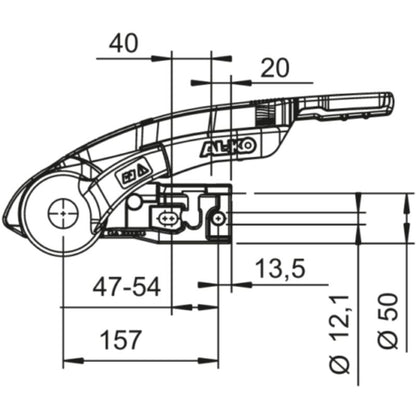 AL-KO AKS 3004 disegno tecnico misure