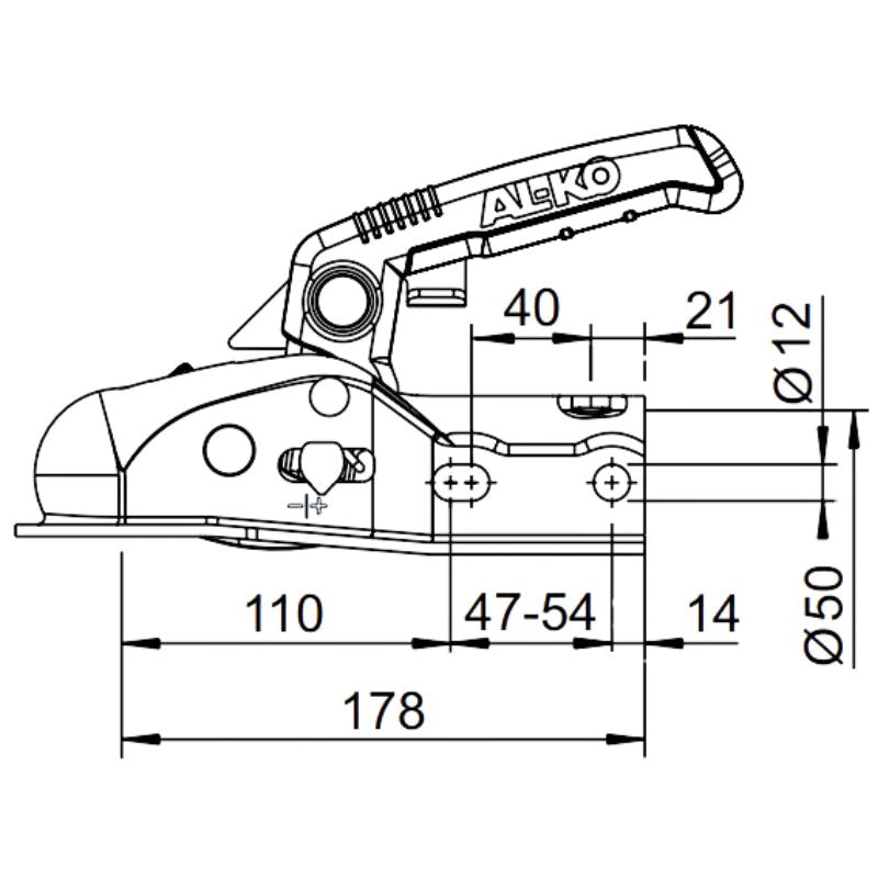 AL-KO AK 161 e AK 270 disegno tecnico misure