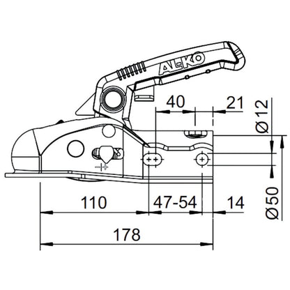 AL-KO AK 161 e AK 270 disegno tecnico misure