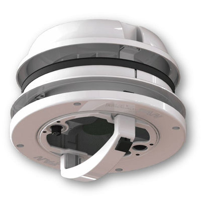 Airxcel MaxxFan Dome bianco visto da sotto