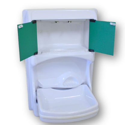 Antibes mobile bagno con lavandino aperto ante aperte