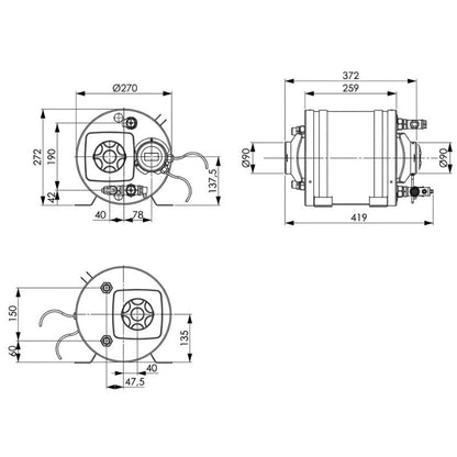 Autoterm CombiBOIL 7L disegno tecnico misure