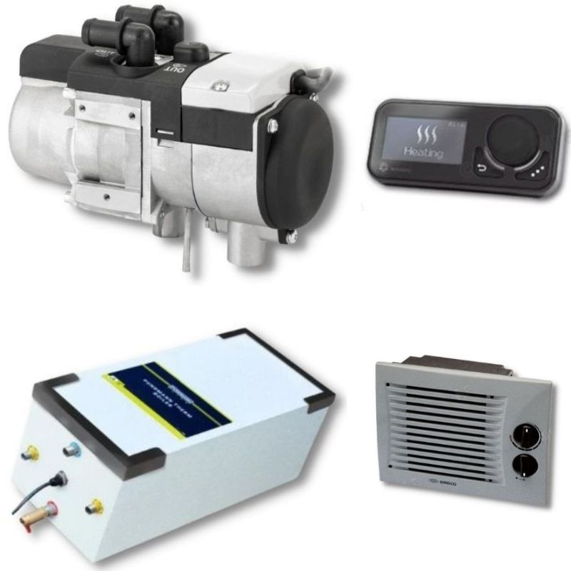 Autoterm+Pundmann kit riscaldamento aria-acqua-motore camper