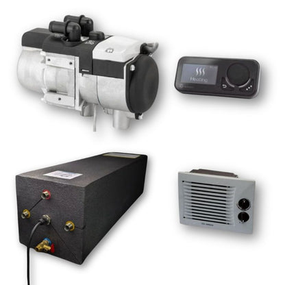 Autoterm e Pundmann kit riscaldamento aria-acqua-motore camper