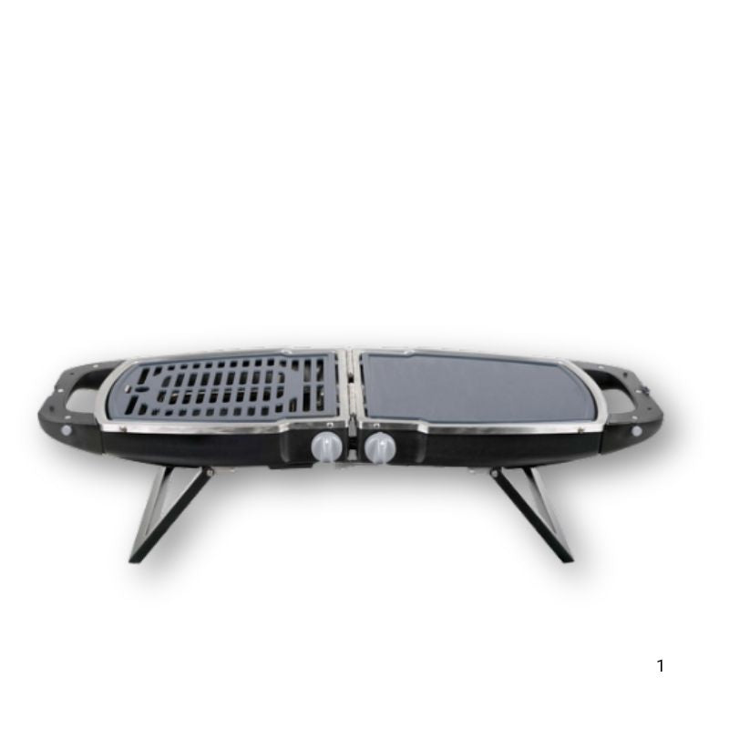 Brunner Mariposa barbecue a gas con grill portatile