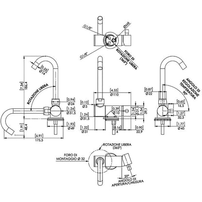 CAN RB1853 disegno tecnico misure