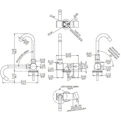 CAN RB1853 disegno tecnico misure dati