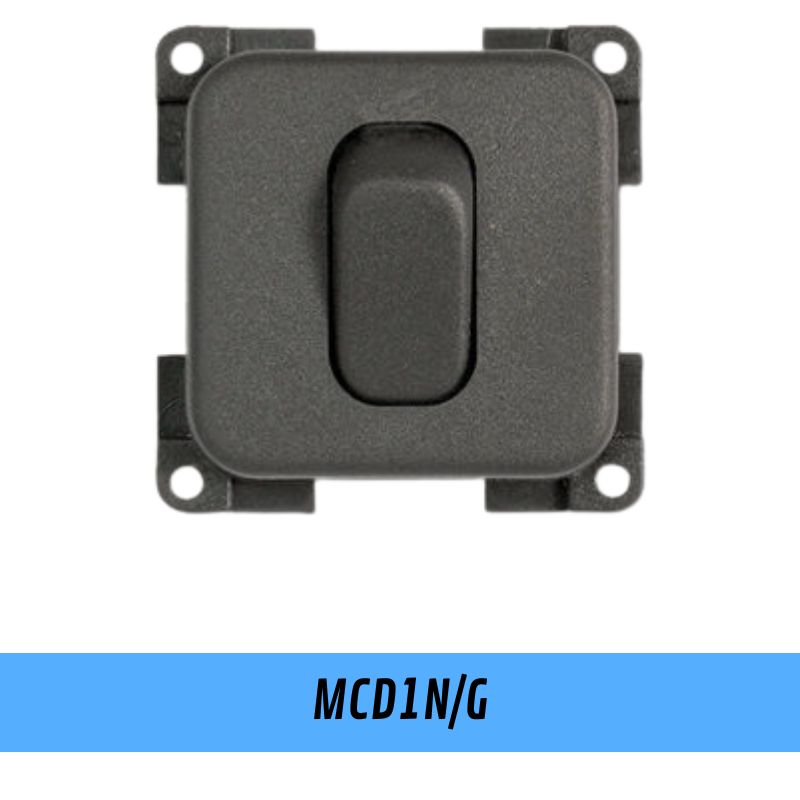 CBE MCD1NG deviatore unipolare grigio