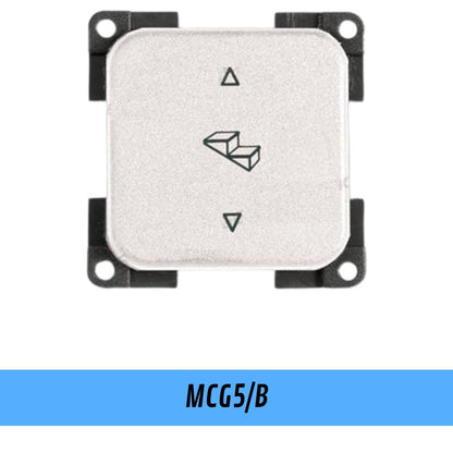 CBE MCG5B pulsante gradino esterno bianco