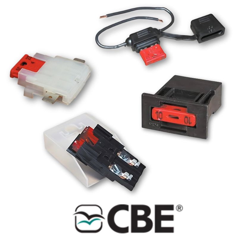 CBE fusibili e portafusibili per utenze a 12V (DC)