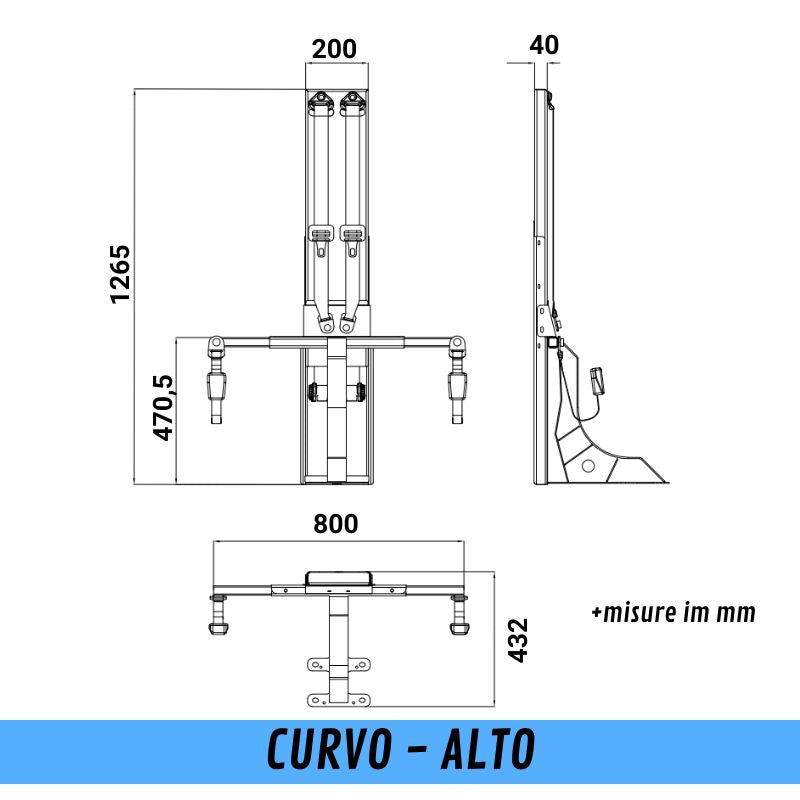 CTA Smart Kit Ducato puntone curvo seduta alta