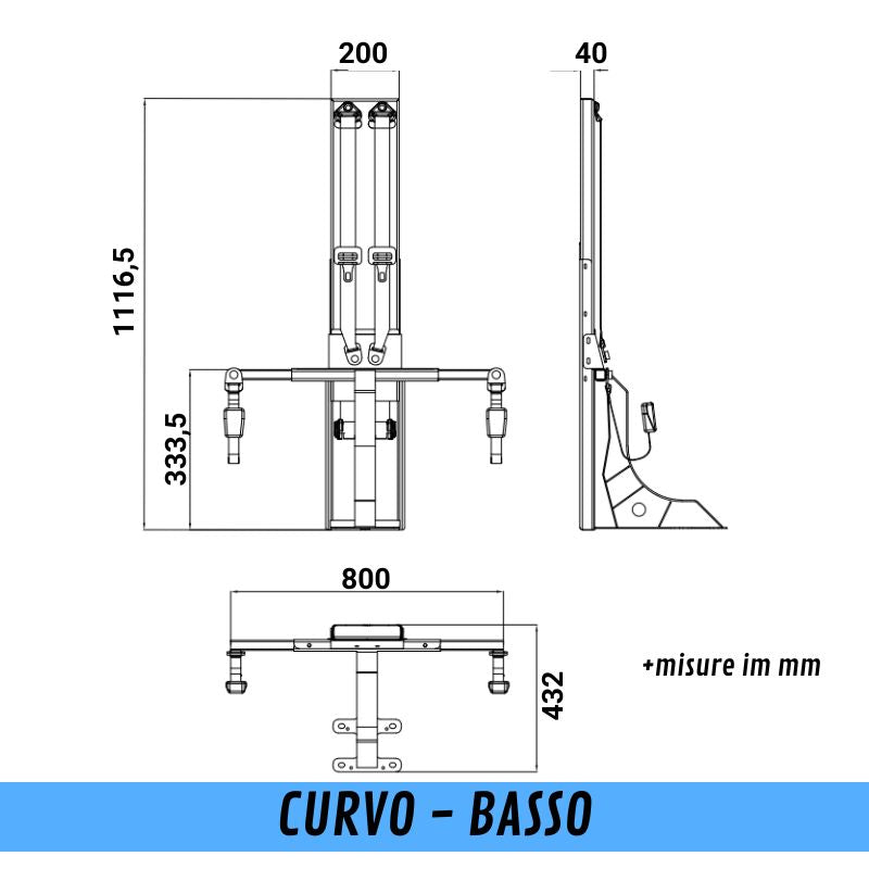 CTA Smart Kit Ducato puntone curvo seduta bassa