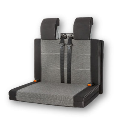 CTA cuscineria per Smart Kit con Easy Bed poggiatesta doppi vista laterale chiuso