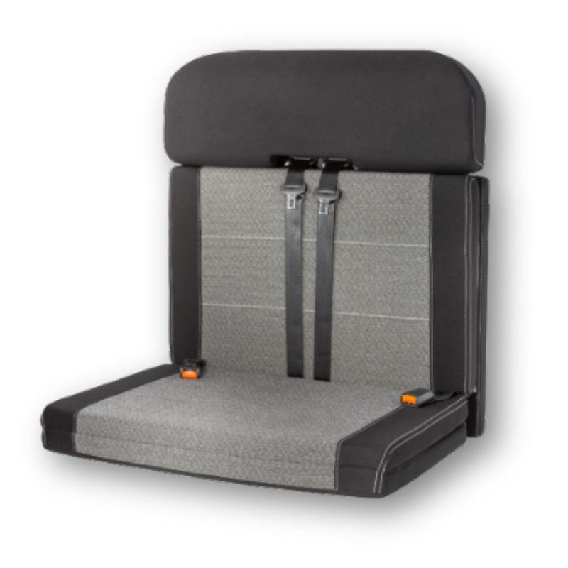 CTA cuscineria per Smart Kit con Easy Bed poggiatesta unico vista laterale chiuso