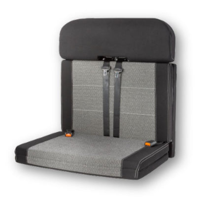 CTA cuscineria per Smart Kit con Easy Bed poggiatesta unico vista laterale chiuso