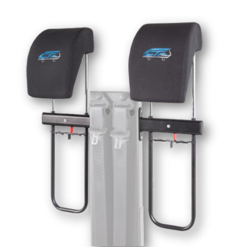 CTA poggiatesta doppio Smart Kits grafica posizione montaggio vista laterale