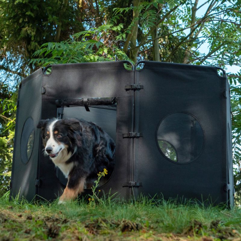 Camp4 recinto pieghevole e portatile per cani dettaglio porta