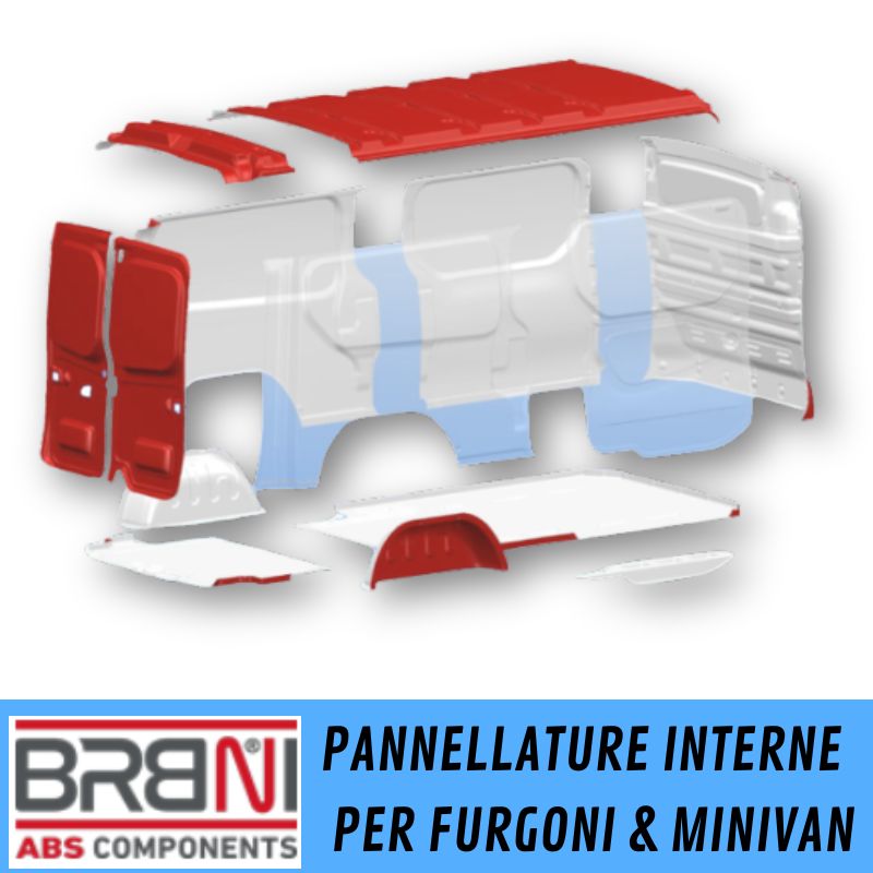 Car FiberGlass BRNBI pannelli interni per van e minivan