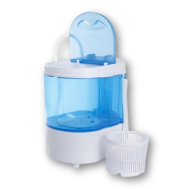 Carbest Fay lavatrice portatile da 1,8kg coperchio aperto