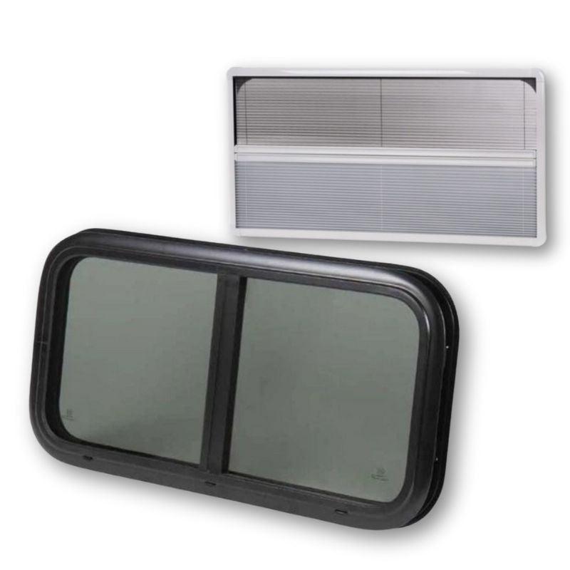 Carbest RW Motion finestre scorrevoli in vetro per camper con oscurante interno