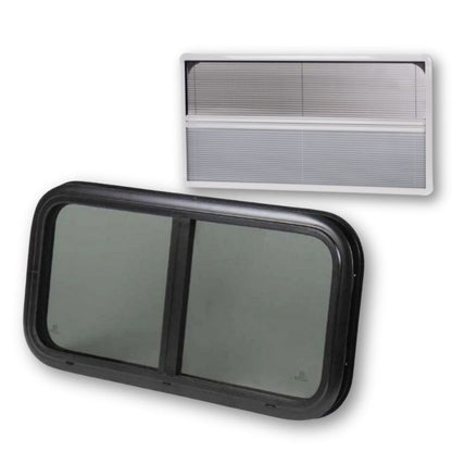 Carbest RW Motion finestre scorrevoli in vetro per camper con oscurante interno