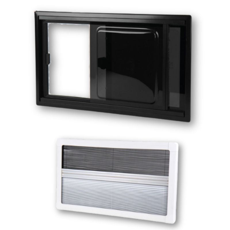 Carbest RW Style scorrevoli finestre con oscurante bianco