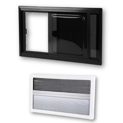 Carbest RW Style scorrevoli finestre con oscurante bianco