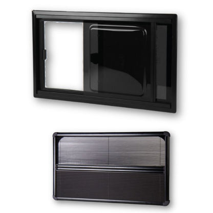 Carbest RW Style scorrevoli finestre con oscurante nero