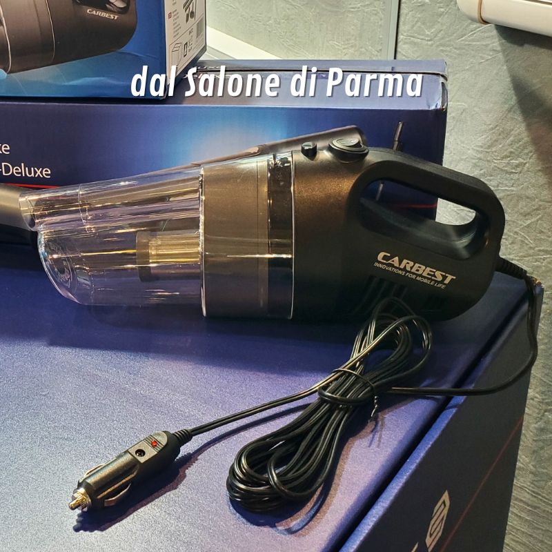 Carbest aspirapolvere ciclonico 12V al Salone del camper