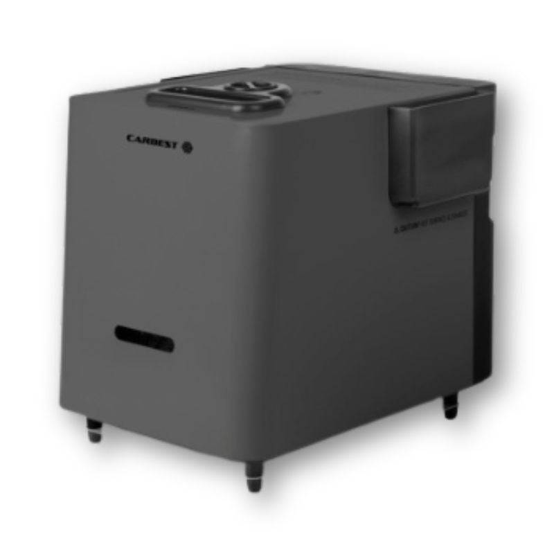 Carbest boiler istantaneo a gas portatile vista frontale
