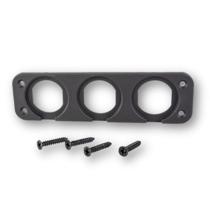 Carbest cornice con triplo foro per moduli DC ad incasso