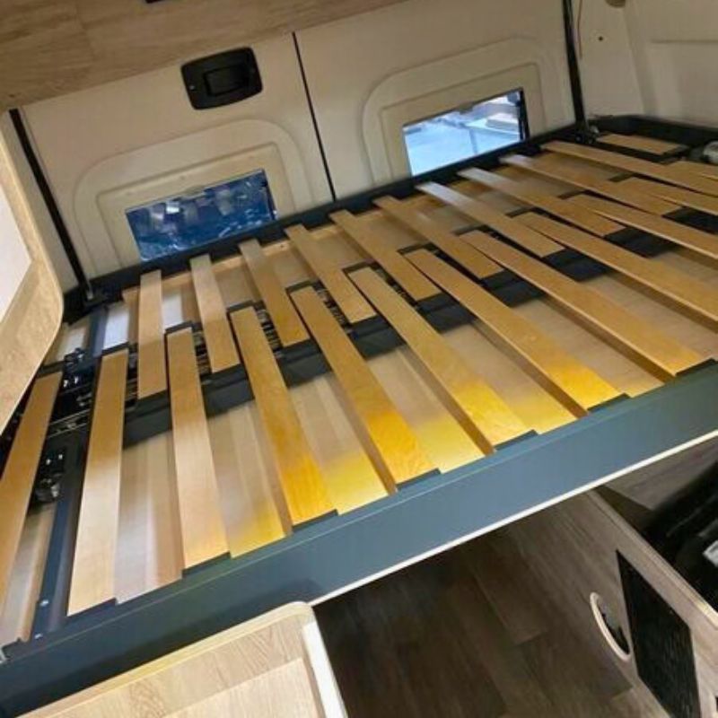 Carbest letto basculante elettrico per furgoni Ducato