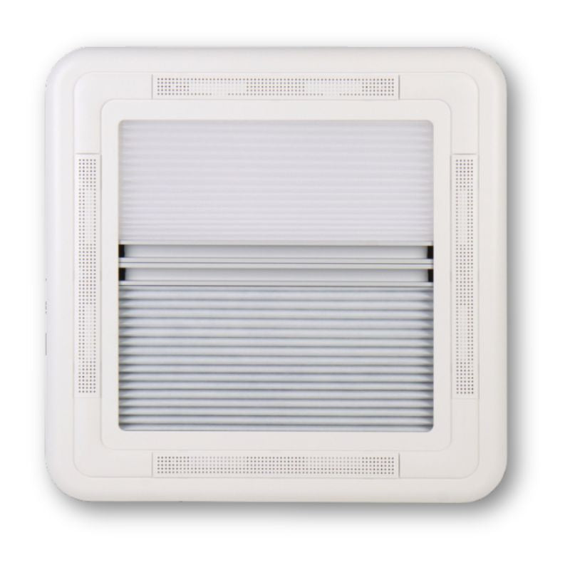 Carbest oblò 40x40cm cupola fumè oscurante e zanzariera interni