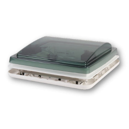 Carbest oblò 40x40cm cupola fumè vista frontale chiuso