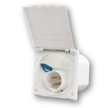 Carbest presa elettrica esterna 220V (AC) CEE bianca