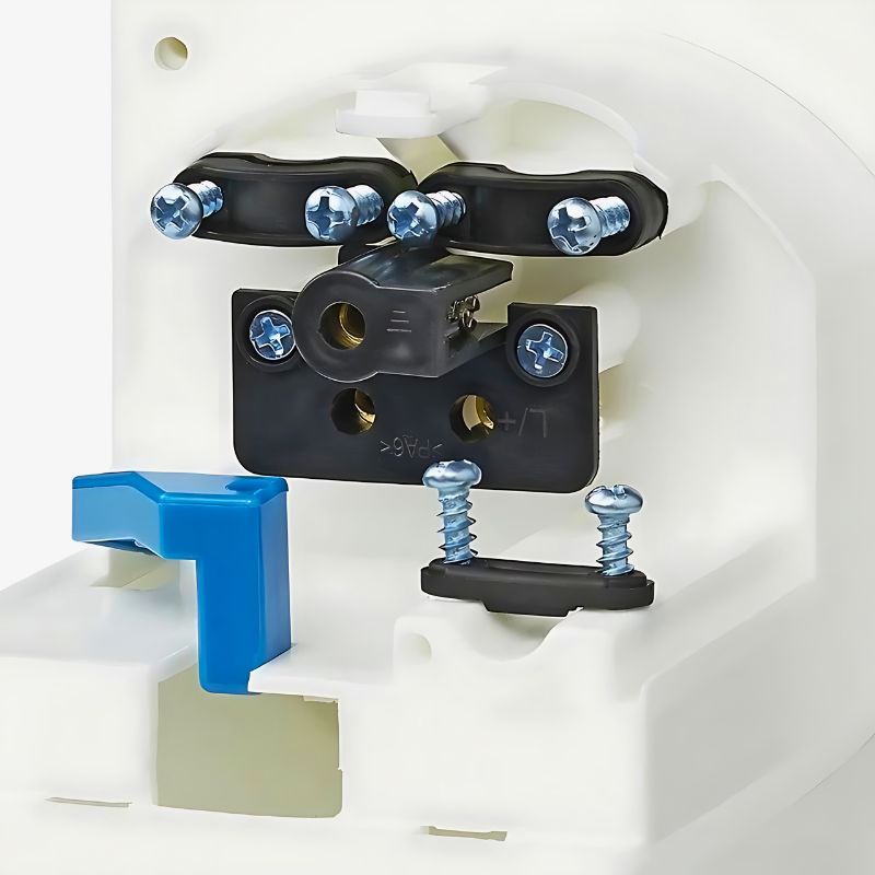 Carbest presa elettrica esterna 220V (AC) CEE bianca interno collegamenti