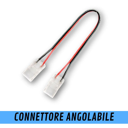 Connettore con cavo per strisce LED 12V (DC)