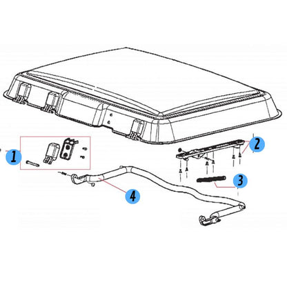 Dometic ricambi originali per oblò Midi Heki da 70x50cm