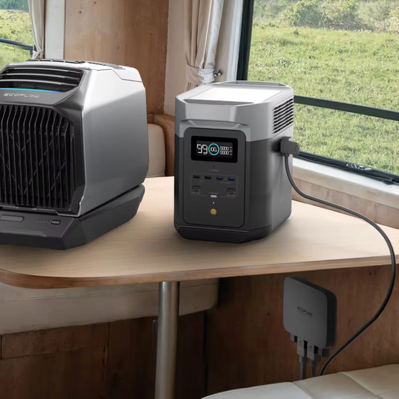 EcoFlow - Alternator Charger 800W in uso