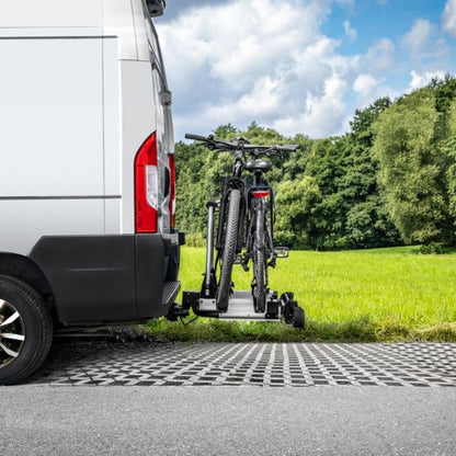 Eufab SD260 in uso con furgone e 2 bici