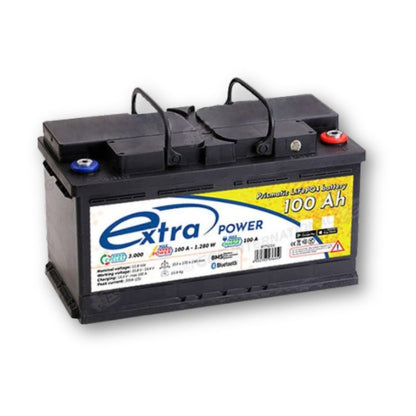 EXTRAPOWER - BATTERIE AL LITIO CON POLI A VITE