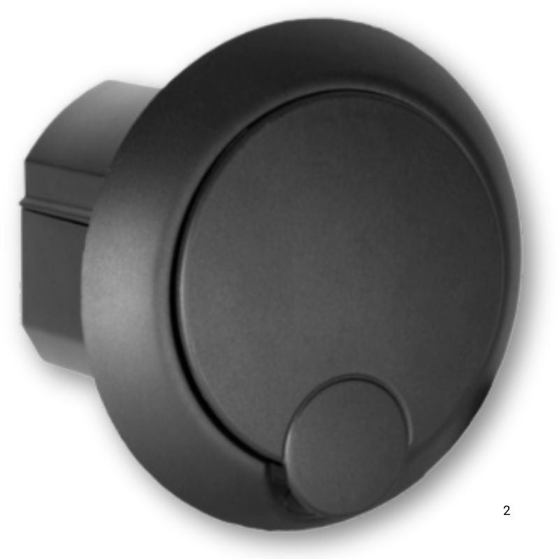 FAP Orus presa esterna 220V CEE nera coperchio chiuso