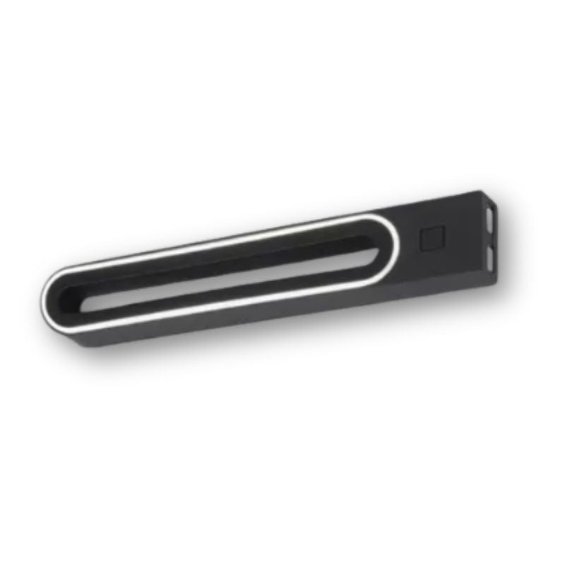 Fawo plafoniera LED 12V (DC) nera con prese USB
