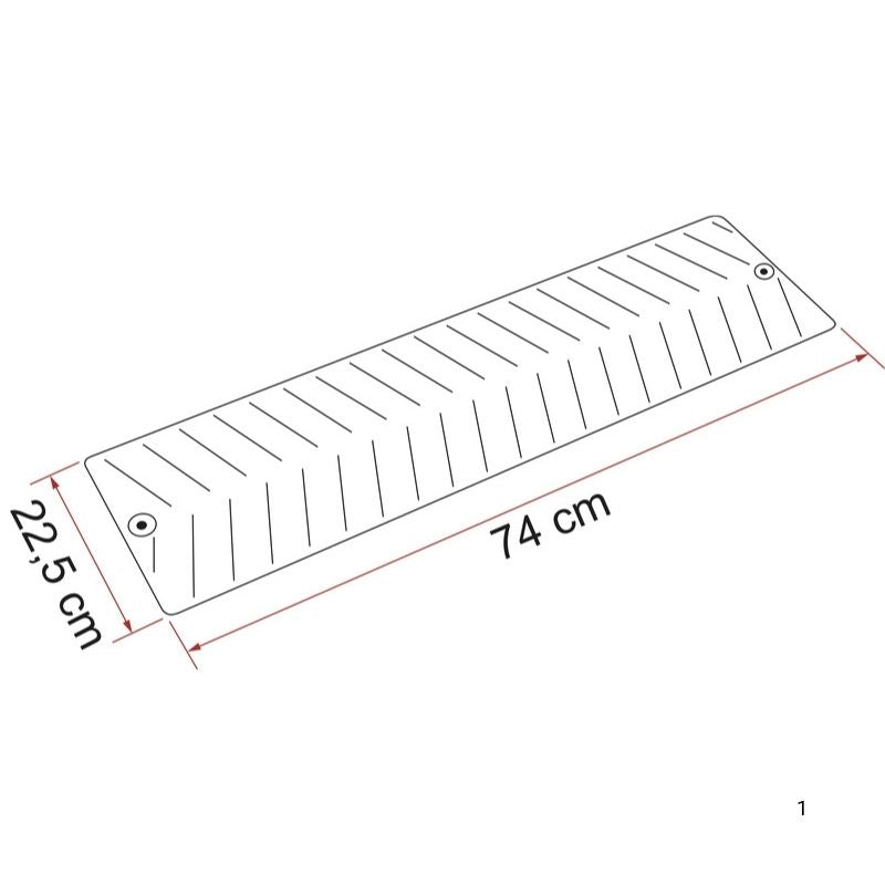 Fiamma Grip System disegno tecnico misure