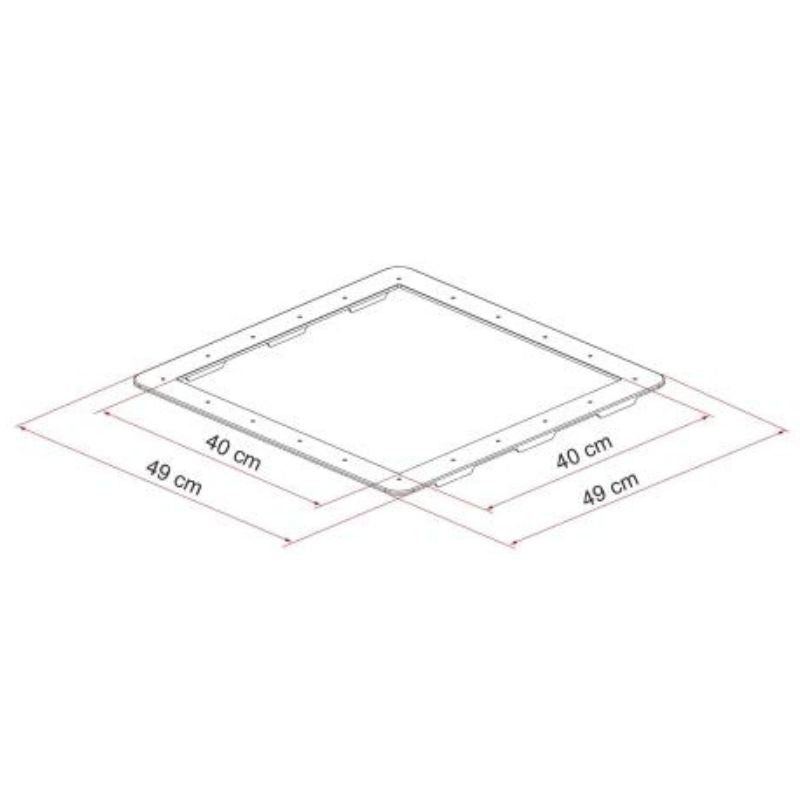 Fiamma Kit Frame 40 Ducato disegno tecnico misure
